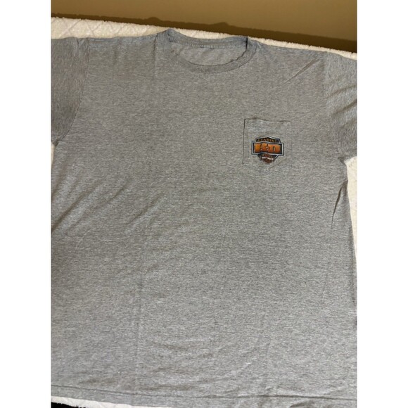 Vtg Harley Davidson Dillion Brothers Omaha Fremont Nebraska 2 Sided Gray Tee  XL - Picture 6 of 15